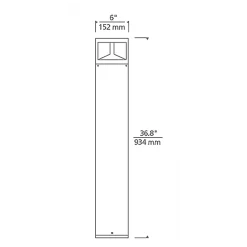 Arkay One Outdoor Bollard