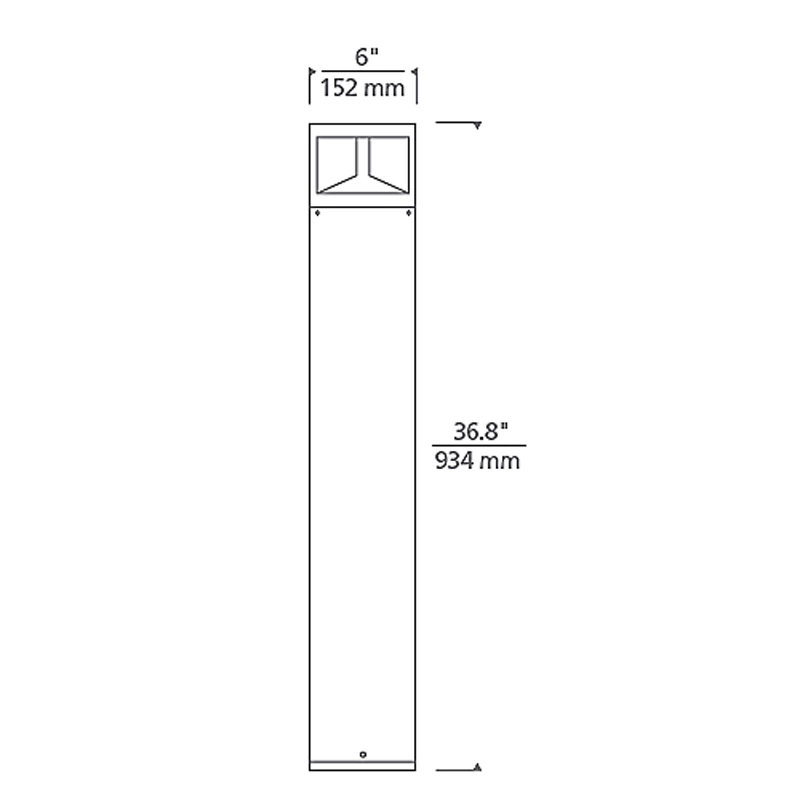 Arkay One Outdoor Bollard 1 Arkay One Outdoor Bollard