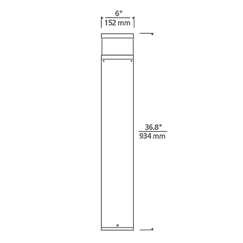 Arkay Three Outdoor Bollard 1 Arkay Three Outdoor Bollard