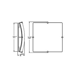 Tiara Ceiling Flush Mount Trim Cover