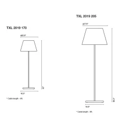 Marset Txl Indoor/Outdoor Floor Lamp