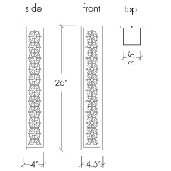 Akut 22502 Outdoor Wall Sconce