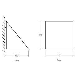 Fortis Ramp Outdoor Wall Sconce