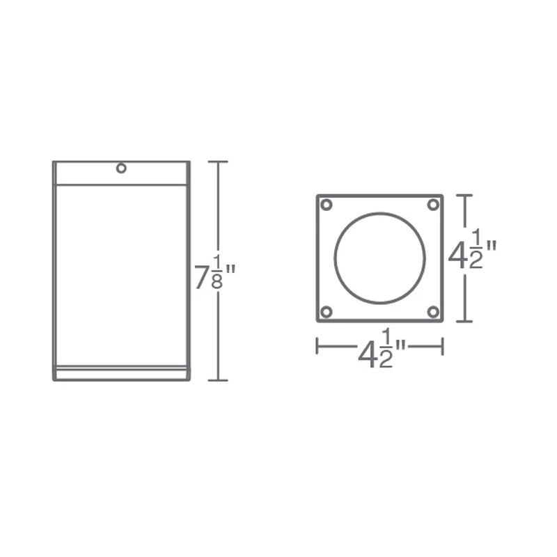 Cube Architectural Outdoor Color Tunable Ceiling Light 1 Cube Architectural Outdoor Color Tunable Ceiling Light