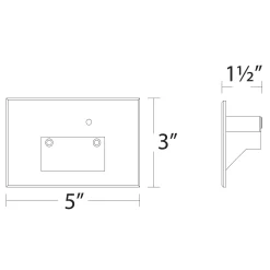 120V LED102 Horizontal Step Light With Photocell