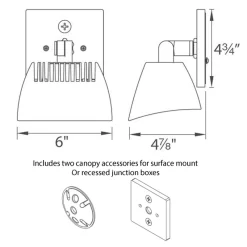 Endurance 54W Outdoor Flood Light
