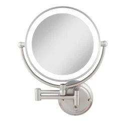 Glamour 1X/5X Plug In Lighted Wall Mount Mirror -Fashion Lighting zad glsmwallmtplug add1