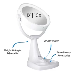 Max Bright Sunlight Vanity Mirror 1X/10X