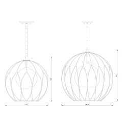 Z-LIte Elle Indoor / Outdoor Pendant